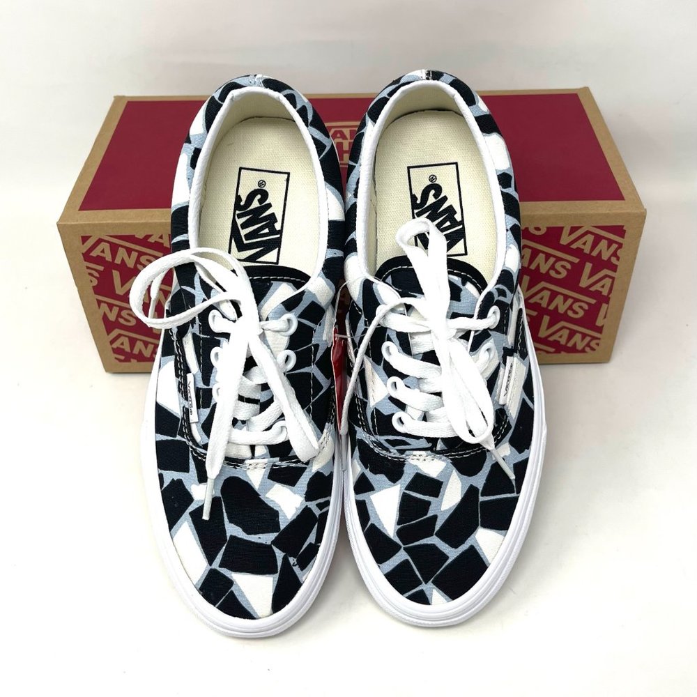 Vans Era Black White Skate Casual Shoes Men's Size Low Top Canvas VN0A54F19M1 - Picture 6 of 15